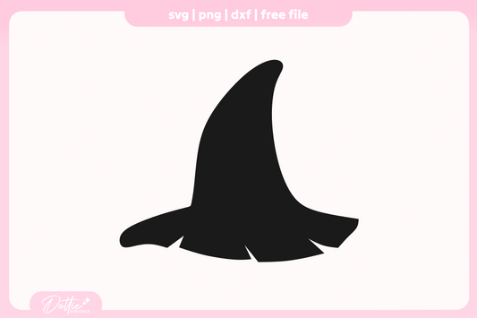 Witch Hat FREE SVG PNG Craft File