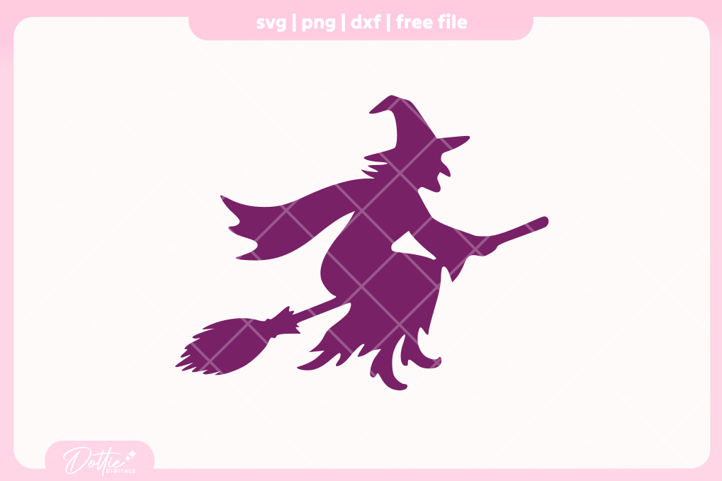 Witch FREE SVG PNG Craft File
