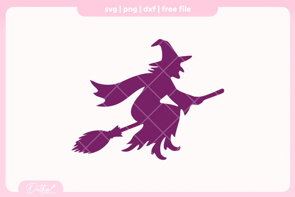 Witch FREE SVG PNG Craft File