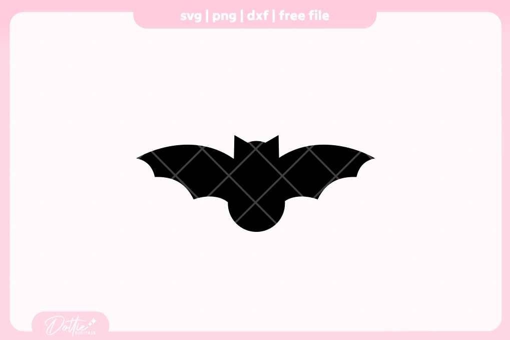 Spooky Bats FREE SVG PNG Craft File