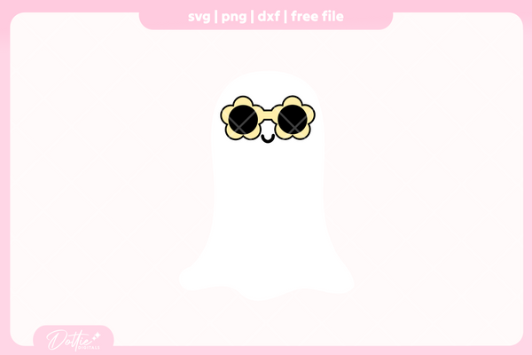 Groovy Ghosts and Pumpkins FREE SVG PNG Craft File