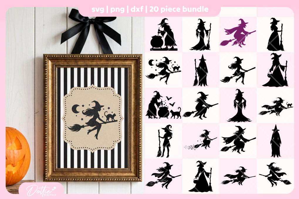 Witch FREE SVG PNG Craft File