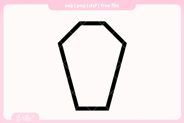Halloween Coffins FREE SVG PNG Craft File
