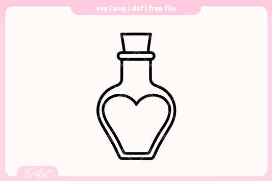 Love Potions FREE SVG PNG Craft File