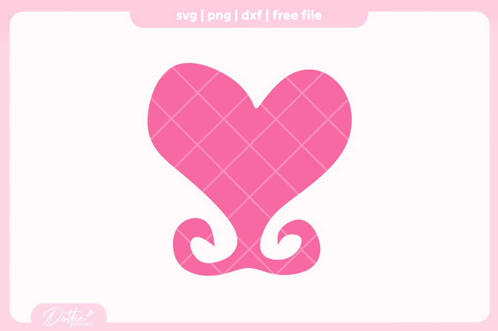 Pink Hearts FREE SVG PNG Craft File