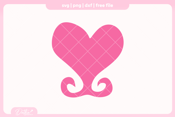 Pink Hearts FREE SVG PNG Craft File
