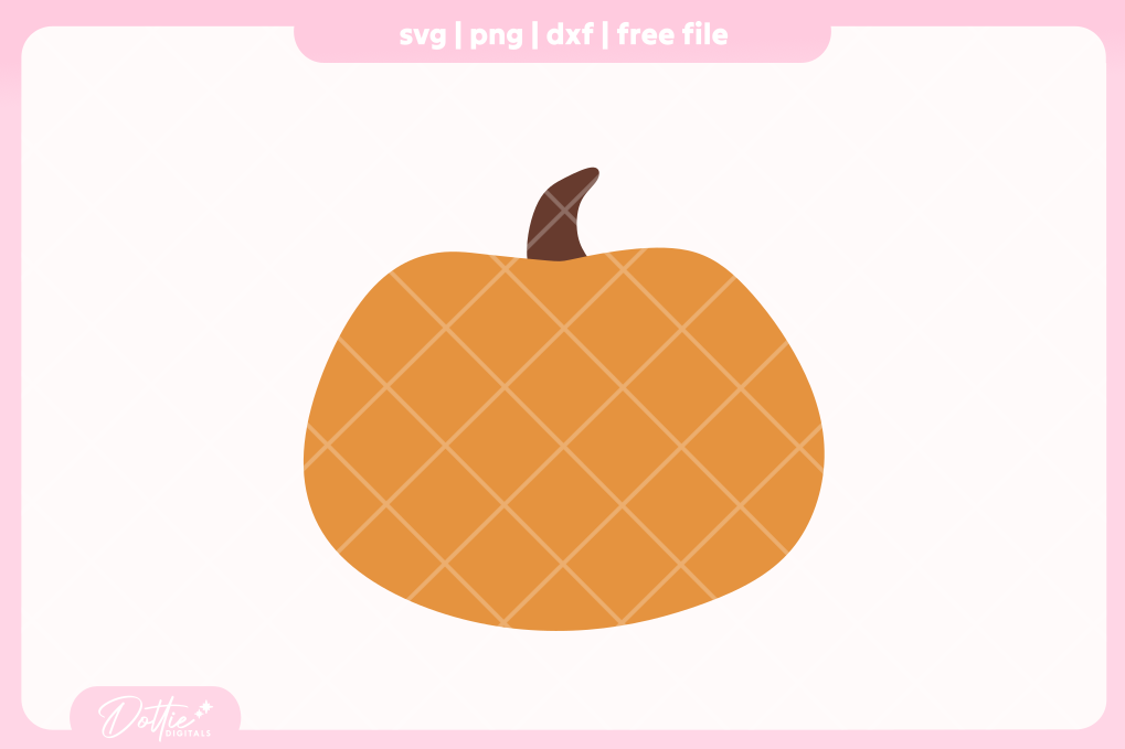Pumpkin FREE SVG PNG Craft File