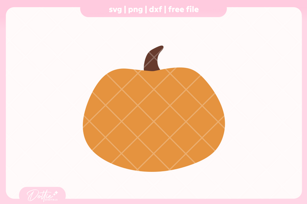 Pumpkin FREE SVG PNG Craft File