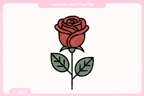 Roses FREE SVG PNG Craft File