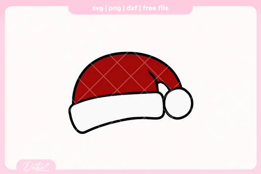 Santa Hats FREE SVG PNG Craft File