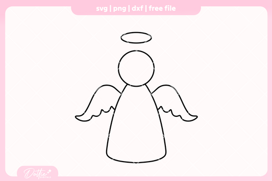 Simple Angels FREE SVG PNG Craft File