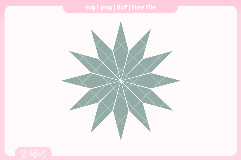 Snowflakes FREE SVG PNG Craft File