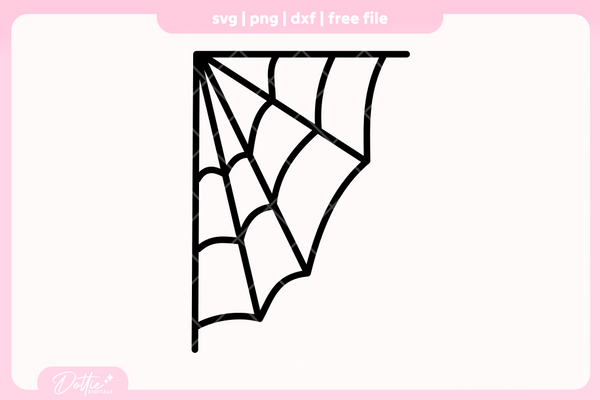 Spider Webs FREE SVG PNG Craft File