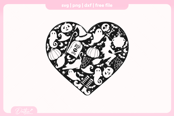 Spooky Bows FREE SVG PNG Craft File