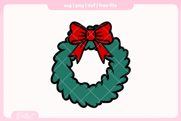 Wreaths FREE SVG PNG Craft File