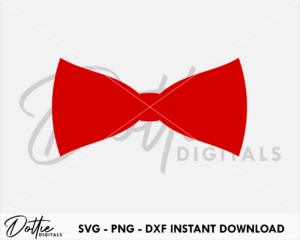 Bow Tie SVG PNG DXF Hair Bow Ribbon Cheer Bow Formal Dress Tie Cutting File Digital Download Cricut Silhouette Craft File Shape Gift Bow