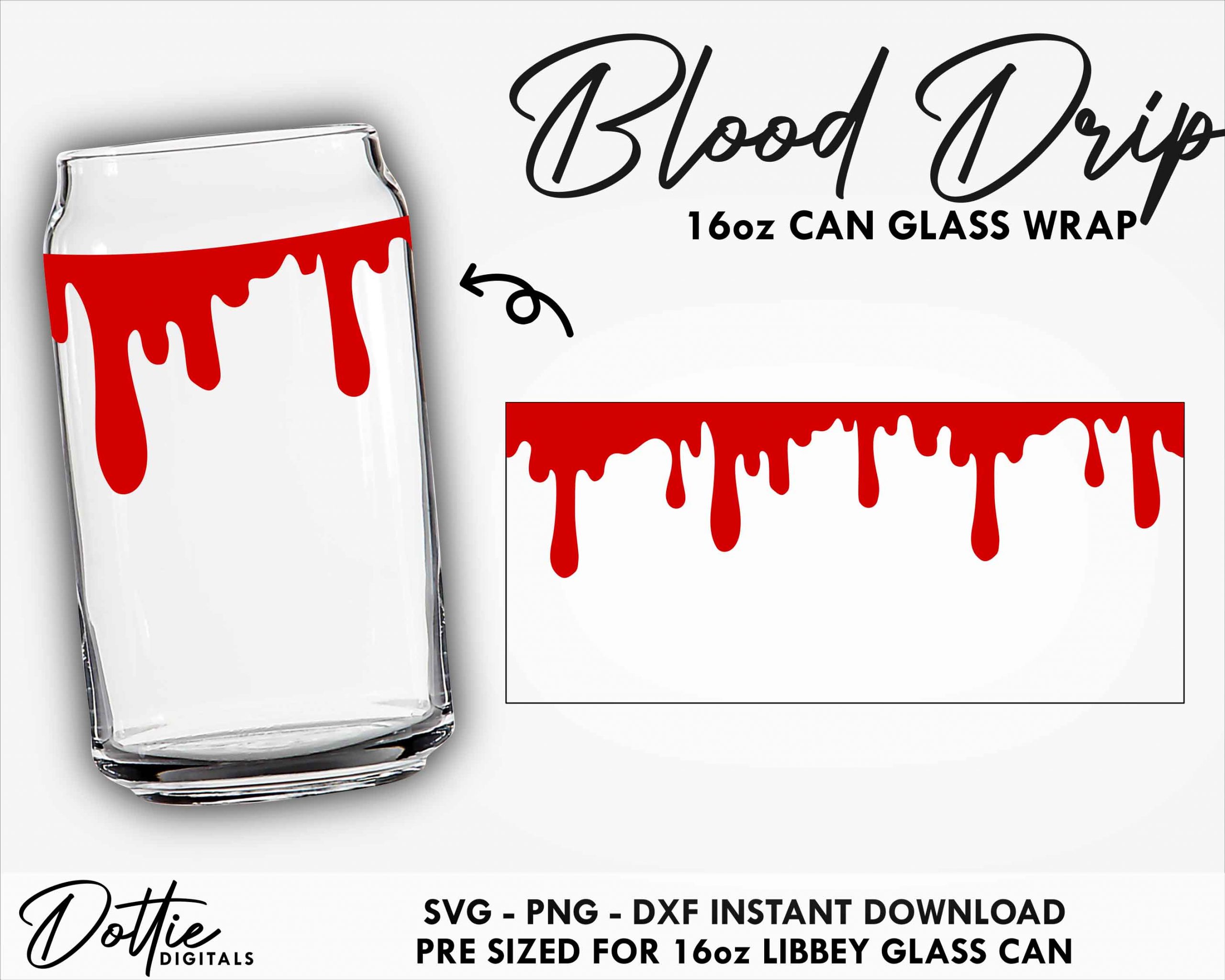 Beer Can Glass Wrap SVG SVGs and Cut Files