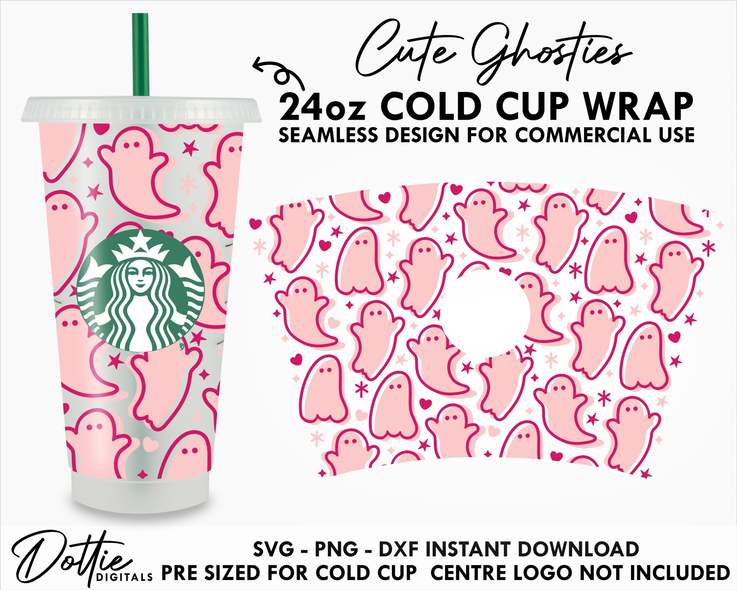 Dottie Digitals - Starbucks Cold Cup SVG PNG DXF Blood Drip Halloween  Cutting File 24oz Venti Cup Instant Digital Download Vampire