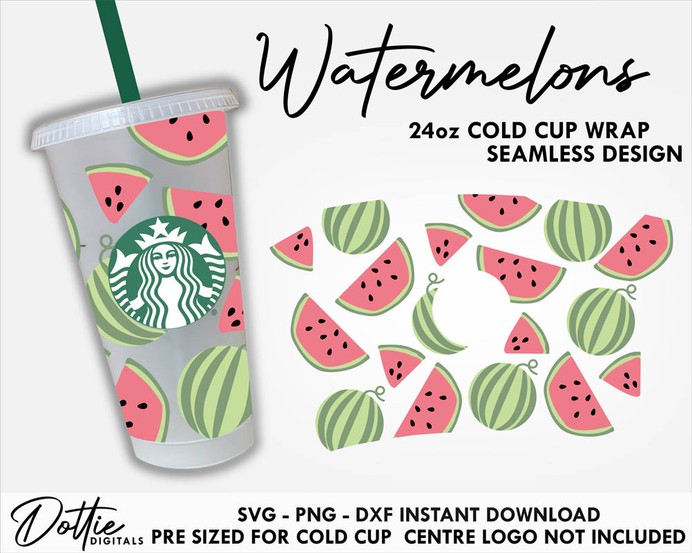 Watermelon Smoothie Cup with Straw - Free Download Images High Quality PNG,  JPG