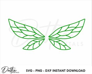 Wings SVG PNG DXF Cutting Craft File