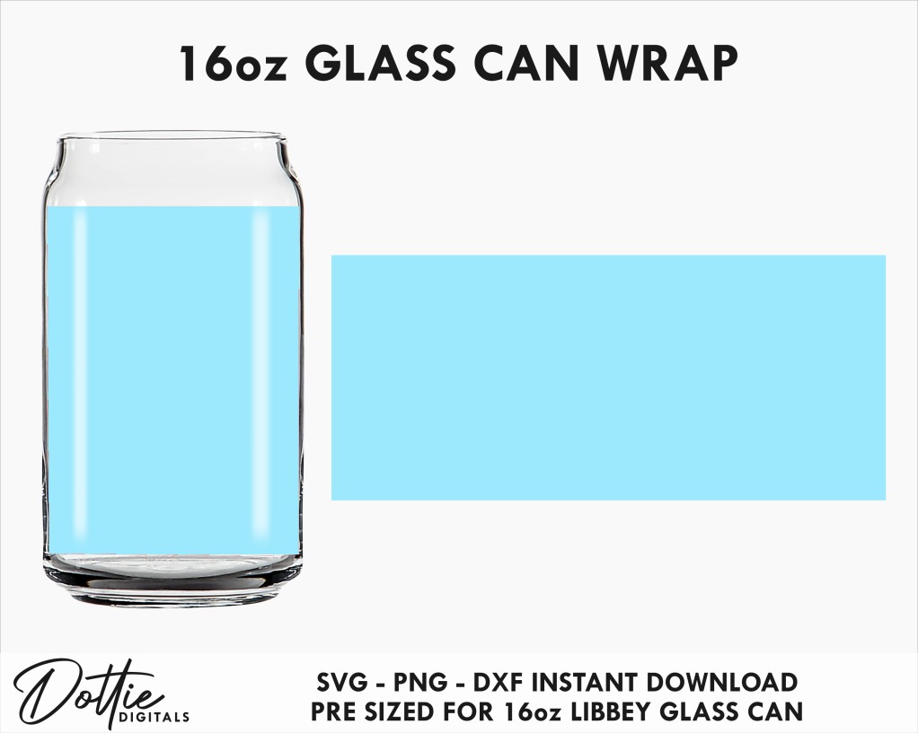Roblox 16oz Glass Can Wrap 