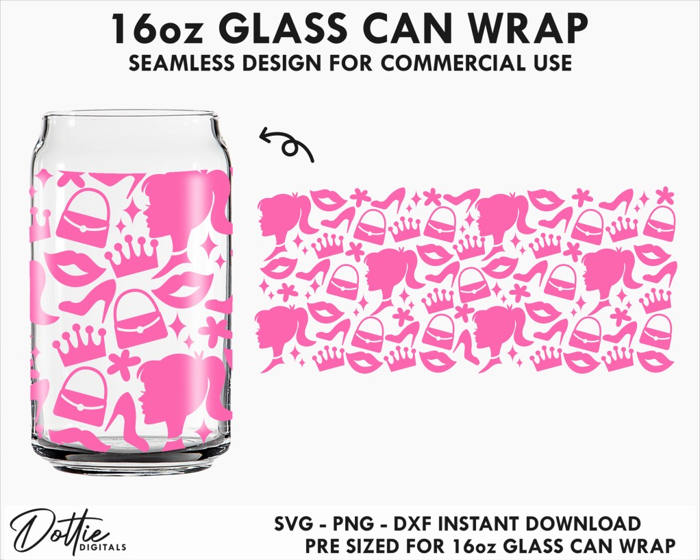 Dottie Digitals - Libbey Glass Wrap SVG Blood Drip Halloween 16oz Libbey  Can PNG DXF Libbey Spooky Cutting File Instant Digital Download