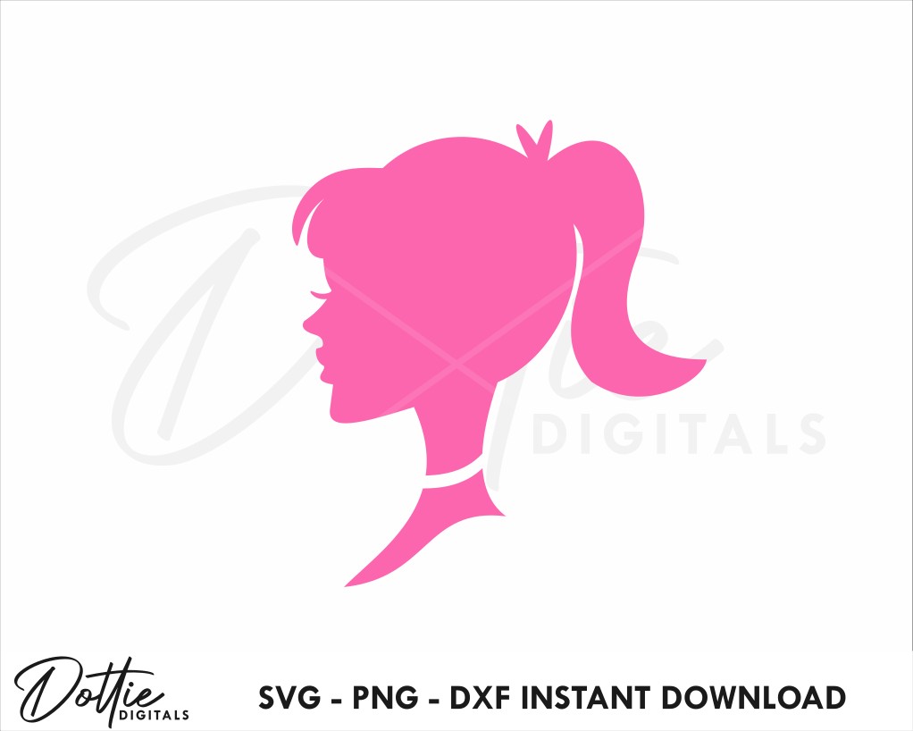 Barbie Logo SVG, PNG, DXF. Instant download files for Cricut Design Space,  Silhouette, Cutting, Printing, or more