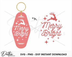 Merry & Bright Christmas Quote