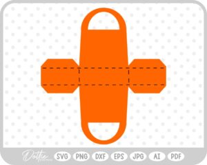 3D Paper Craft Bag SVG PNG DXF – Cricut Silhouette Cutting File