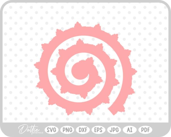 Paper Flower Template SVG PNG DXF – Cricut Silhouette Cutting File