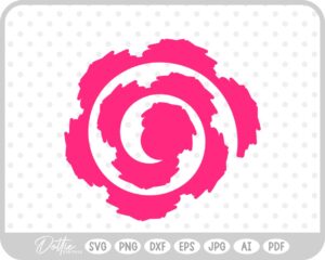 Rolled Flower SVG PNG DXF – Cricut Silhouette Cutting File