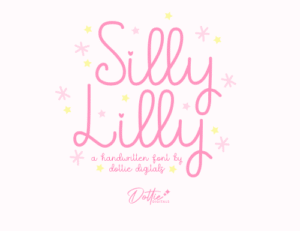 Silly Lilly Font – Handwritten Sans-Serif Font