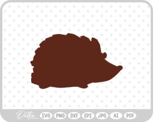 Hedgehog SVG PNG DXF – Cricut Silhouette Cutting File