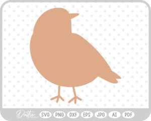 Bird Silhouette SVG PNG DXF – Cricut Silhouette Cutting File