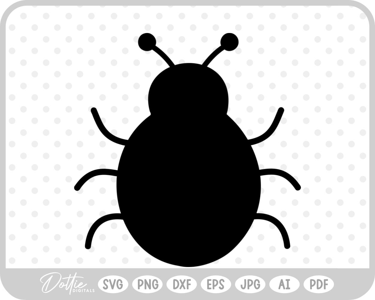 Lady Bug SVG PNG DXF – Cricut Silhouette Cutting File