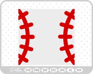 Baseball Square SVG PNG DXF – Cricut Silhouette Cutting File
