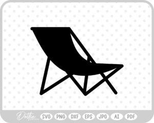 Deck Chair Pool Summer Vacay Vacation SVG PNG DXF – Cricut Silhouette Cutting File