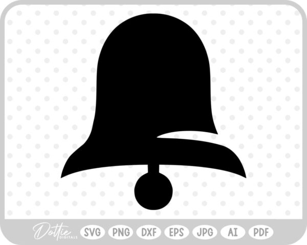 Bells Christmas Wedding Bell Sleigh SVG PNG DXF – Cricut Silhouette Cutting File