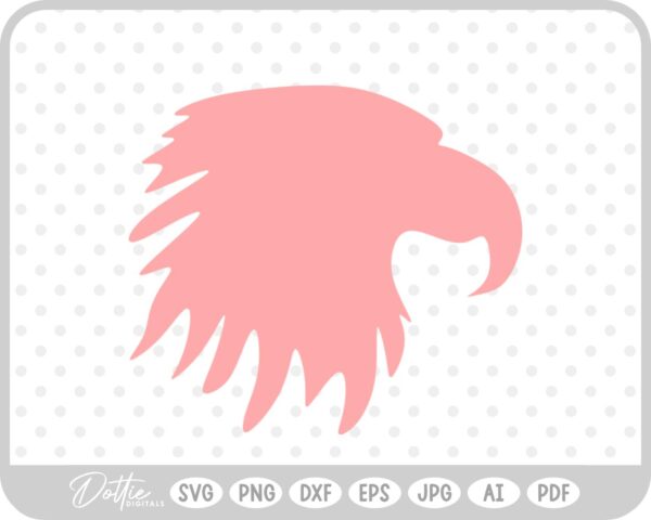 Eagle Hawk Head SVG PNG DXF – Cricut Silhouette Cutting File