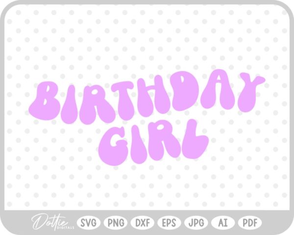 Birthday SVG PNG DXF – Cricut Silhouette Cutting File