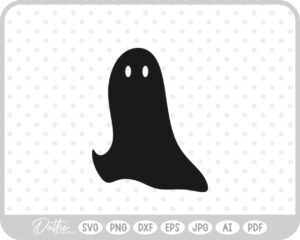Ghost SVG PNG DXF – Cricut Silhouette Cutting File