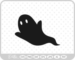 Ghost SVG PNG DXF – Cricut Silhouette Cutting File