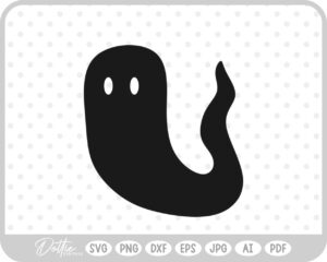 Ghost SVG PNG DXF – Cricut Silhouette Cutting File