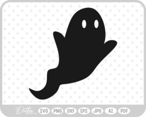 Ghost SVG PNG DXF – Cricut Silhouette Cutting File