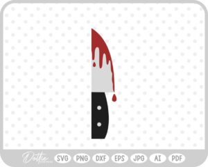 Knife Knives Halloween Blood SVG PNG DXF – Cricut Silhouette Cutting File