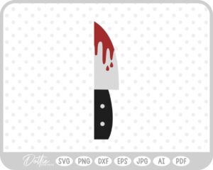 Knife Knives Halloween Blood SVG PNG DXF – Cricut Silhouette Cutting File