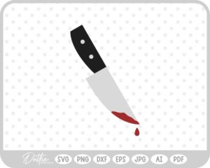 Knife Knives Halloween Blood SVG PNG DXF – Cricut Silhouette Cutting File