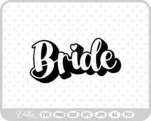 Bride Engagement Ring Finger SVG PNG DXF – Cricut Silhouette Cutting File