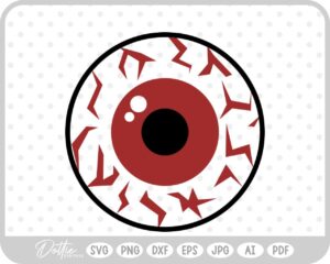 Halloween Scary Eyes  SVG PNG DXF – Cricut Silhouette Cutting File