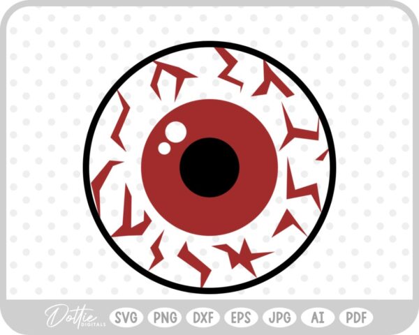Halloween Scary Eyes  SVG PNG DXF – Cricut Silhouette Cutting File